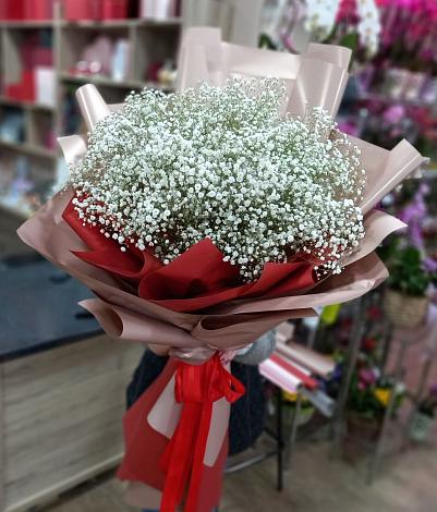 Букет цветов из: Гипсофила в Вожеге
