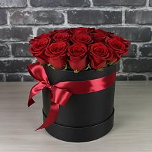 Цветочная композиция из Розы в шляпной коробке #REPLACE_PRED# Вожеге